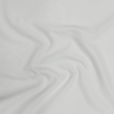 Eco Friendly Organic Cotton Recycled Polyester RPET Knitted Pique Mesh Polo Fabric by the Yard