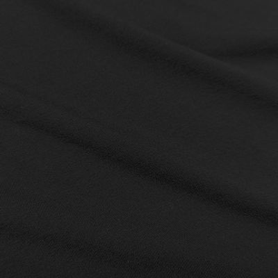 Custom Black Organic Cotton Modal Kids Knit Single Jersey Fabric for Baby Bibs T Shirts