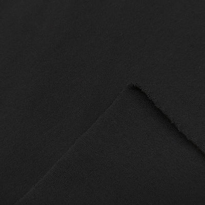 Custom Black Organic Cotton Modal Kids Knit Single Jersey Fabric for Baby Bibs T Shirts