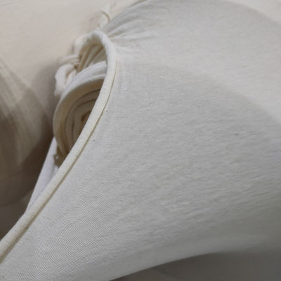 Certificated 100% Orgnaic Cotton Melange Color Gray Grey Cloth Vintage Plain Single Jersey Fabric With Light Weight