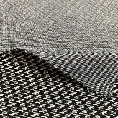 High Quality New Design Fancy 75Poly 22Rayon 3Span Knit Jacquard Fabric for Suits and Apparel and Clothes