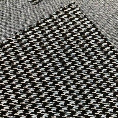 High Quality New Design Fancy 75Poly 22Rayon 3Span Knit Jacquard Fabric for Suits and Apparel and Clothes