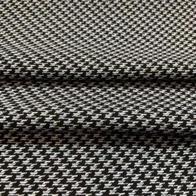 High Quality New Design Fancy 75Poly 22Rayon 3Span Knit Jacquard Fabric for Suits and Apparel and Clothes
