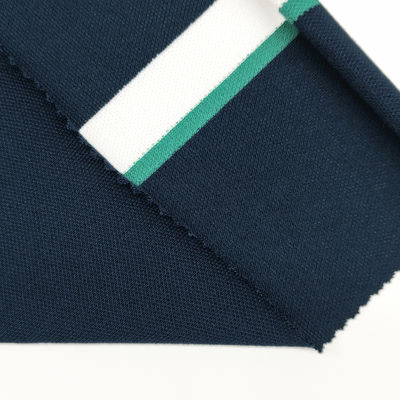 Custom Green Black and White Stripes Fabric, Soft Cotton Striped Pique Fabric for Baby Cloth