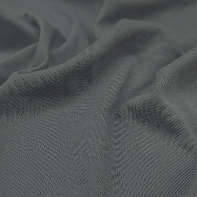 Factory Wholesale Solid Fabric 100 Cotton Material Knit Interlock Fabric for Men Shirt