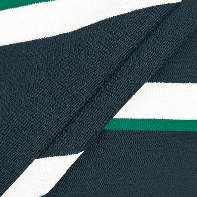 Custom Striped Knitting Fabric for Fashion Dress, China Supplier Sustainable Stripe Pique Fabric for Garment/
