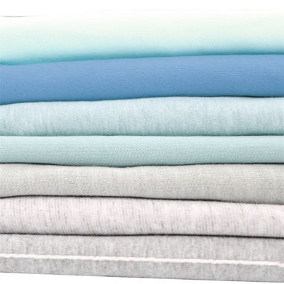 Soft Hand Feeling Baby Cloth Print 100% Organic Bamboo OC Spandex Fleece Fabric Baby 240GSM