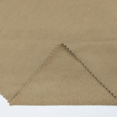 Plain Dyed Knitted CVC Polyester Fleece Fabric, China Supplier Cotton Fleece Fabric for Hoodie/