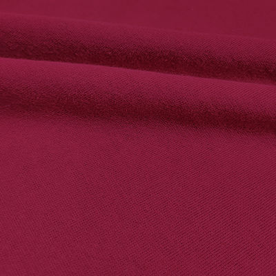 China Supplier Plain Dyed Knit CVC 3ENDS Fleece Fabric Sweatshirt Material Cotton Polyester Fleece Fabric