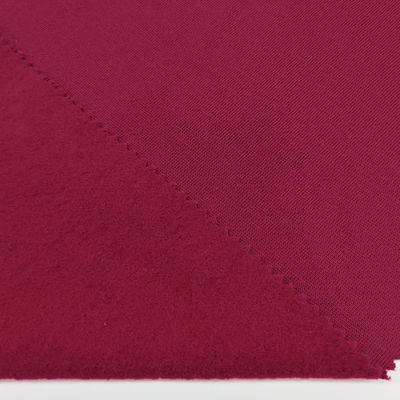 China Supplier Plain Dyed Knit CVC 3ENDS Fleece Fabric Sweatshirt Material Cotton Polyester Fleece Fabric