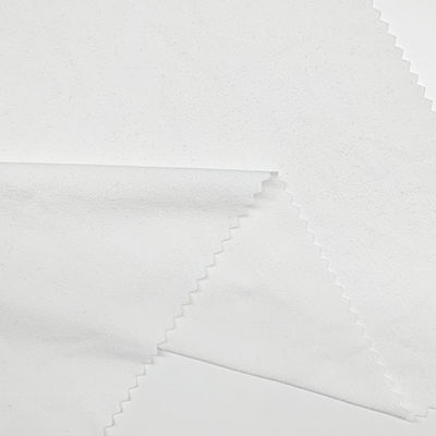 Plain Dyed Knitted Two Side Fabric 88% Polyester 12% Spandex Material Peach DTY Jersey Fabric  for T-shirt
